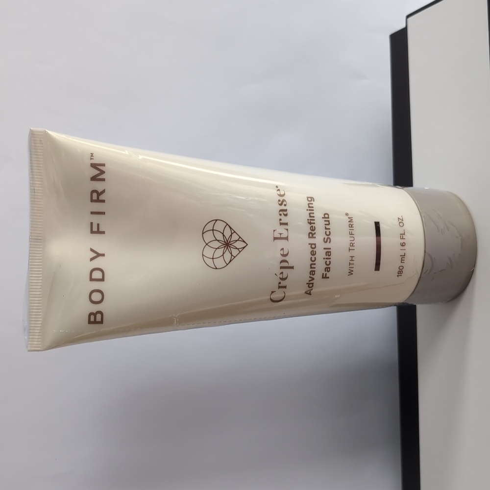 Body Firm Crepe Erase Advanced Refining Facial Scrub 6 oz Sealed